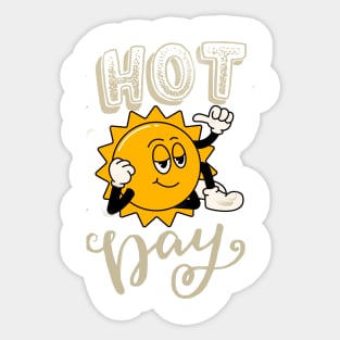 Hot Day Sticker